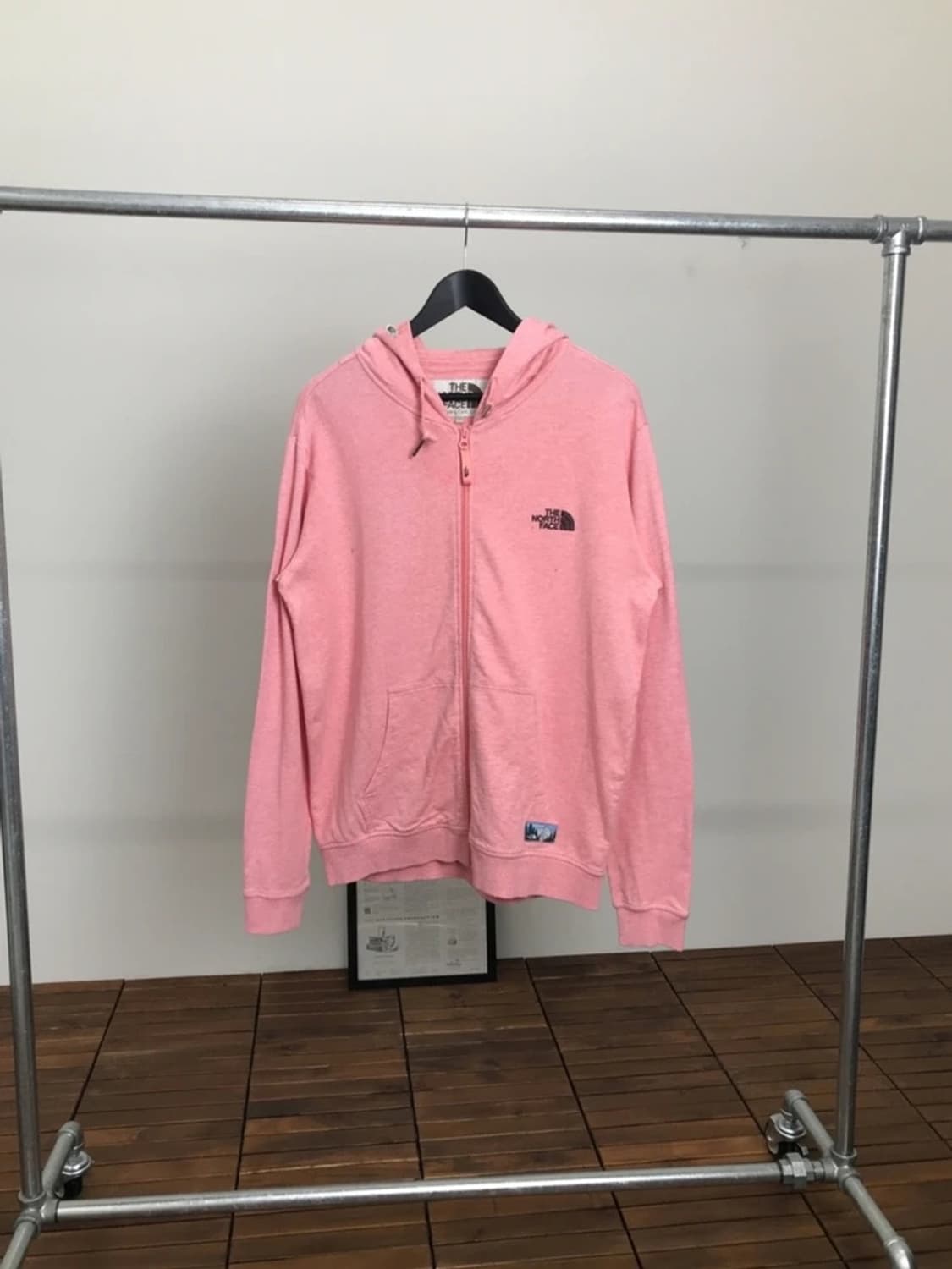 The North Face Pink Zip Hoodie 상품이미지4