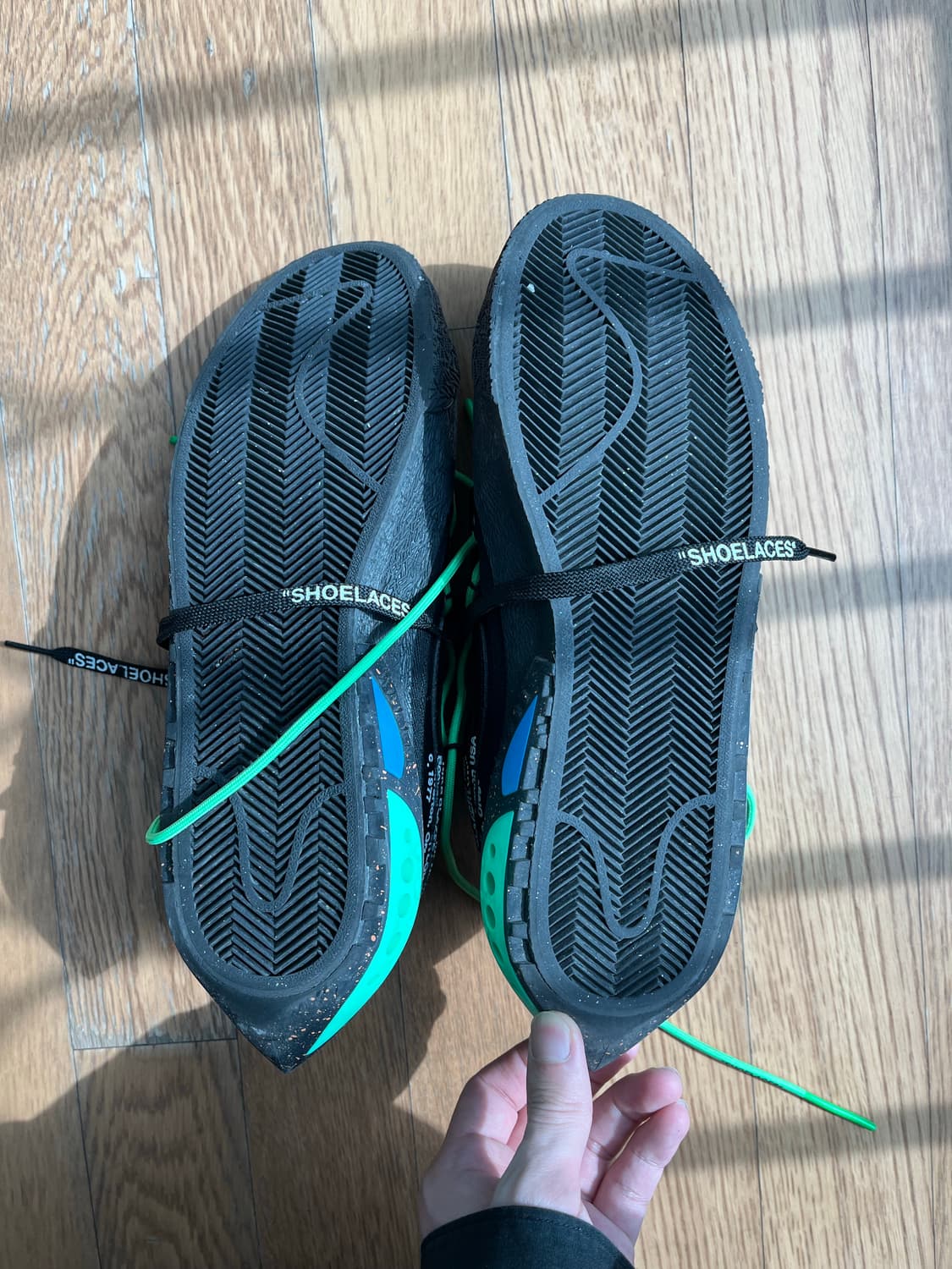 나이키 오프화이트 블레이저 로우 블랙 270 상품이미지3