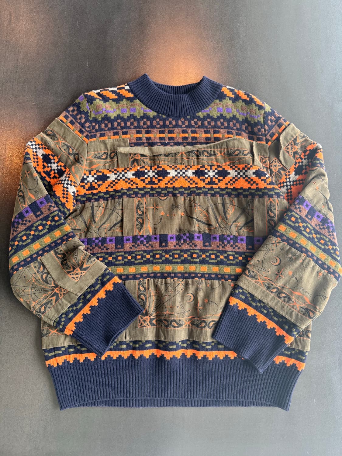 사카이 Sacai 페어아일 자카드 니트 3사이즈 (L-XL 남성가능) 상품이미지1