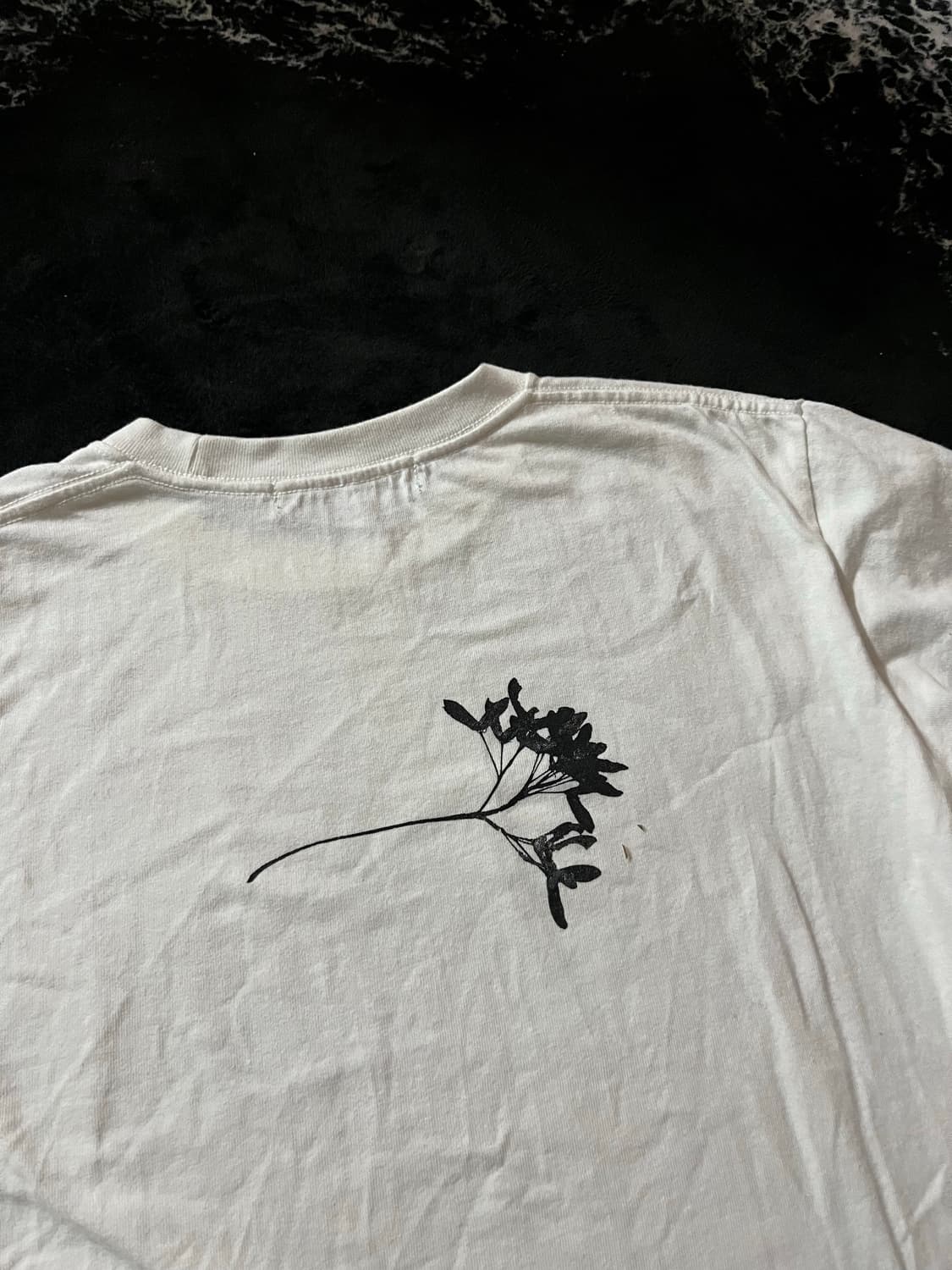 꽃 프린팅 반팔티 상품이미지2