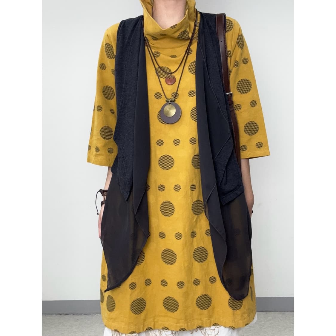 빈티지 차콜 베스트 조끼 상품이미지1