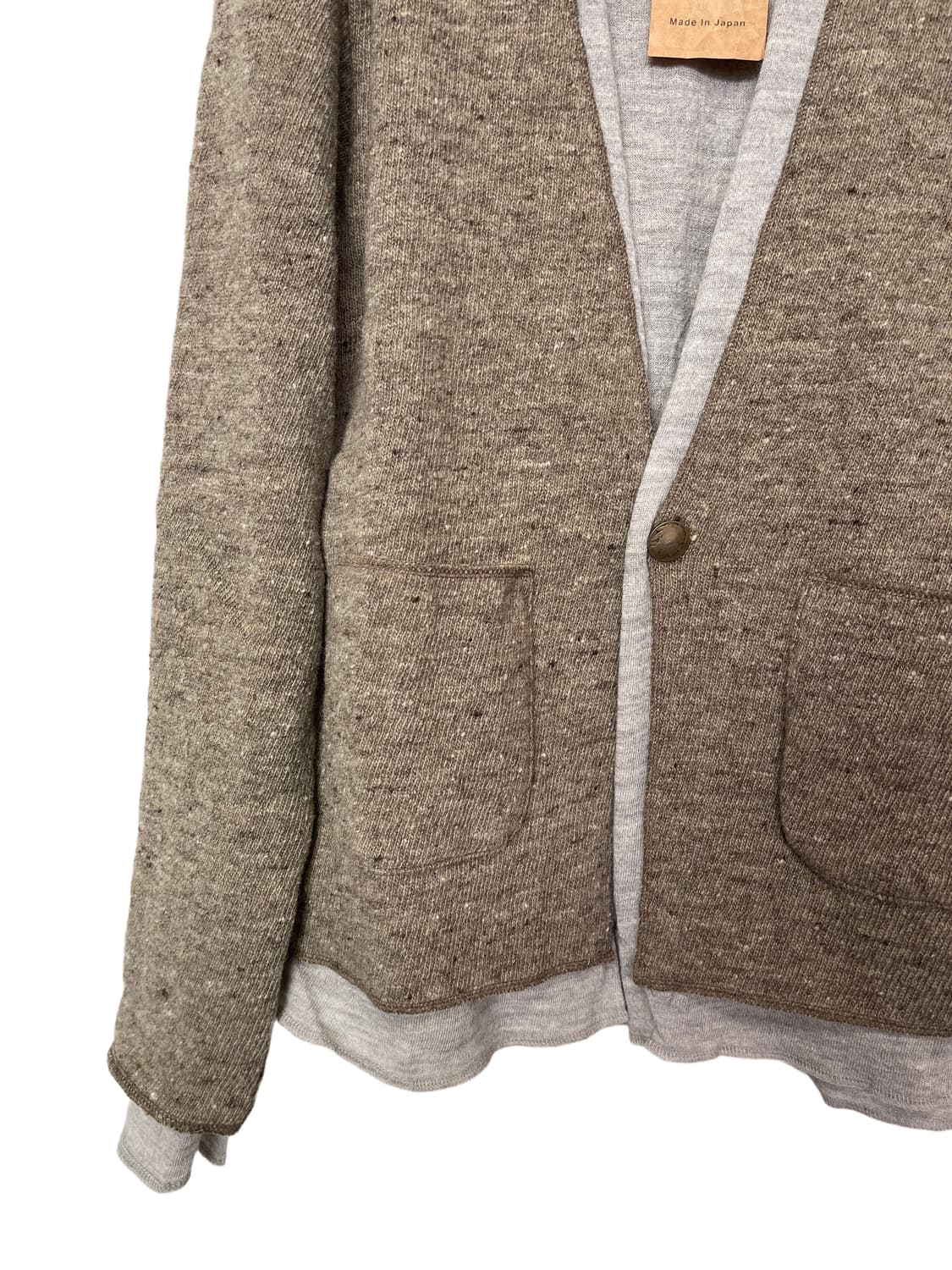 REMI RELIEF Concho Layered Wool Cardigan 상품이미지5