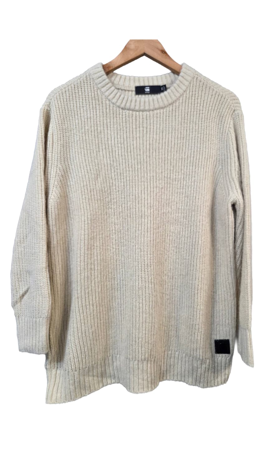 (특가)G-Star 아이보리 니트 스웨터(XS)택없음/디피용 상품이미지1