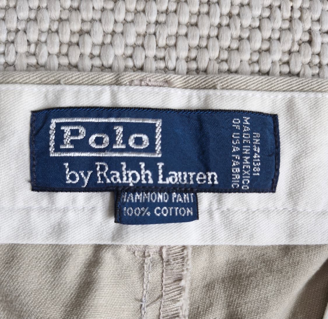 90s 폴로 랄프로렌 Hammond 팬츠 33 상품이미지5