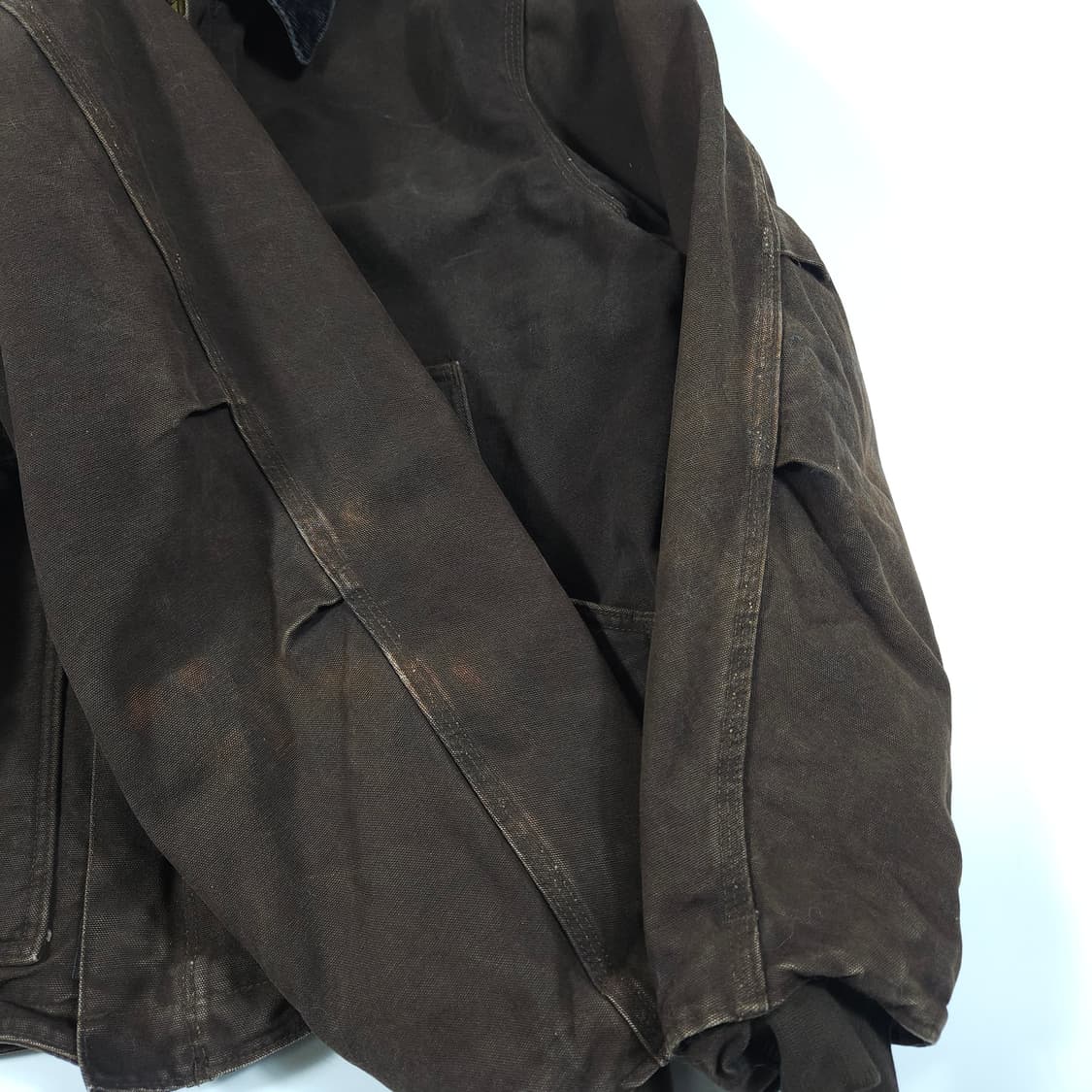 칼하트 J164 다크브라운 워크 자켓 상품이미지6