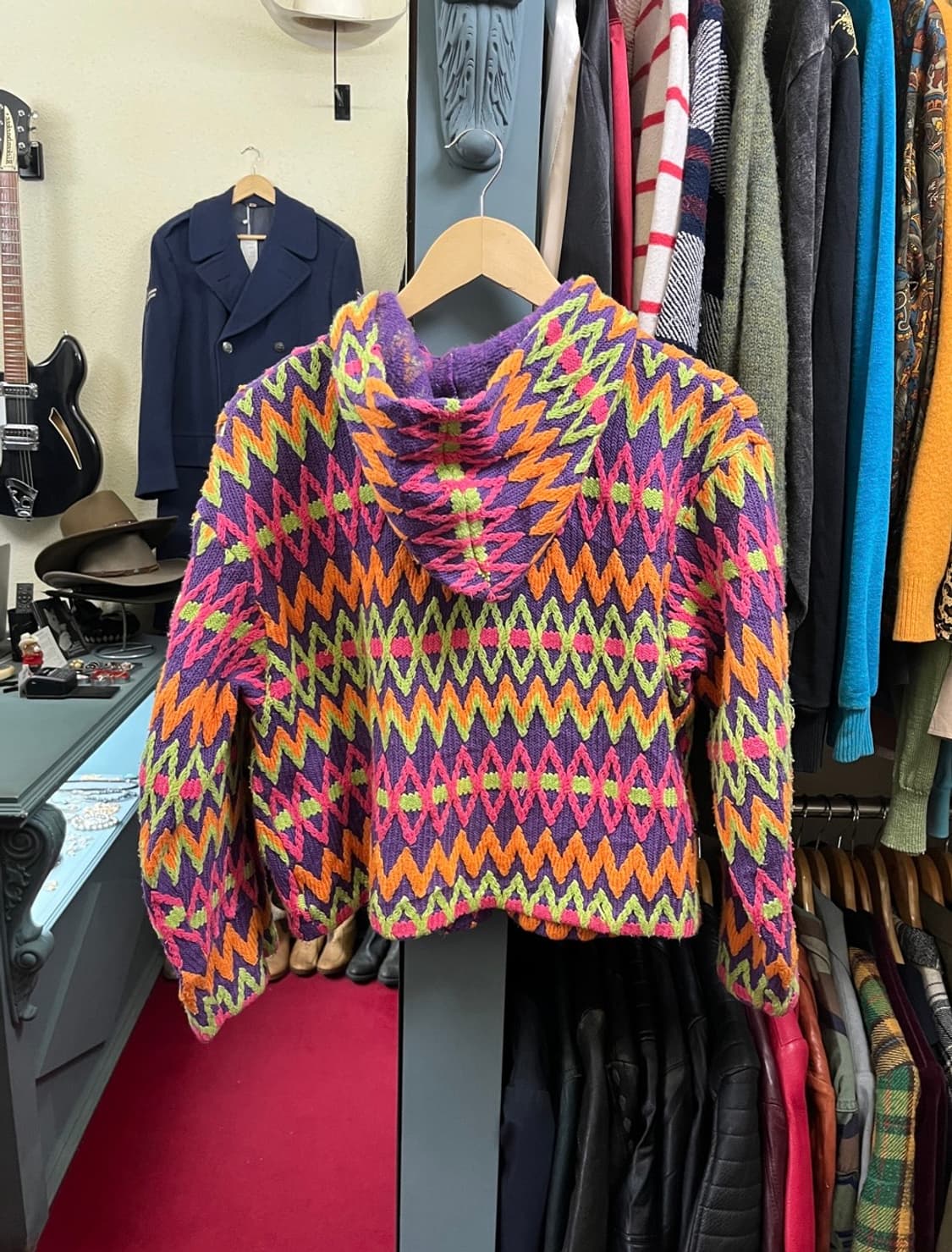 MULTI PATTERN HOOD JACKET 상품이미지3