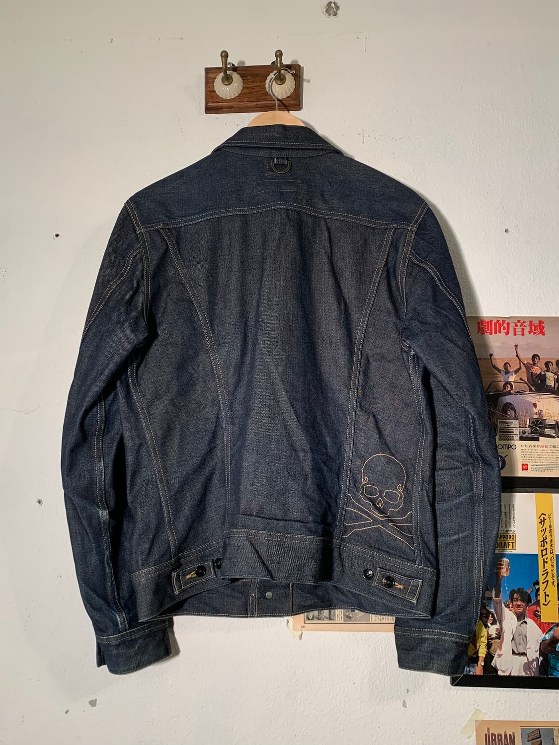 마스터마인드 X 리 해골 자수 데님자켓 상품이미지1