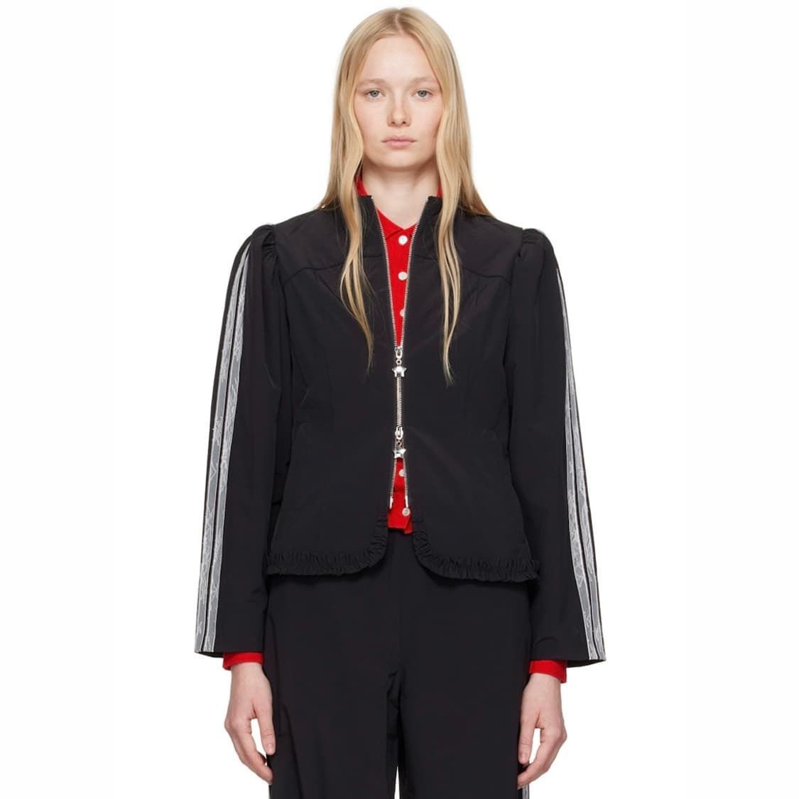 [XS,S]샌디리앙 25ss Eilee 트랙 자켓/블랙 상품이미지1