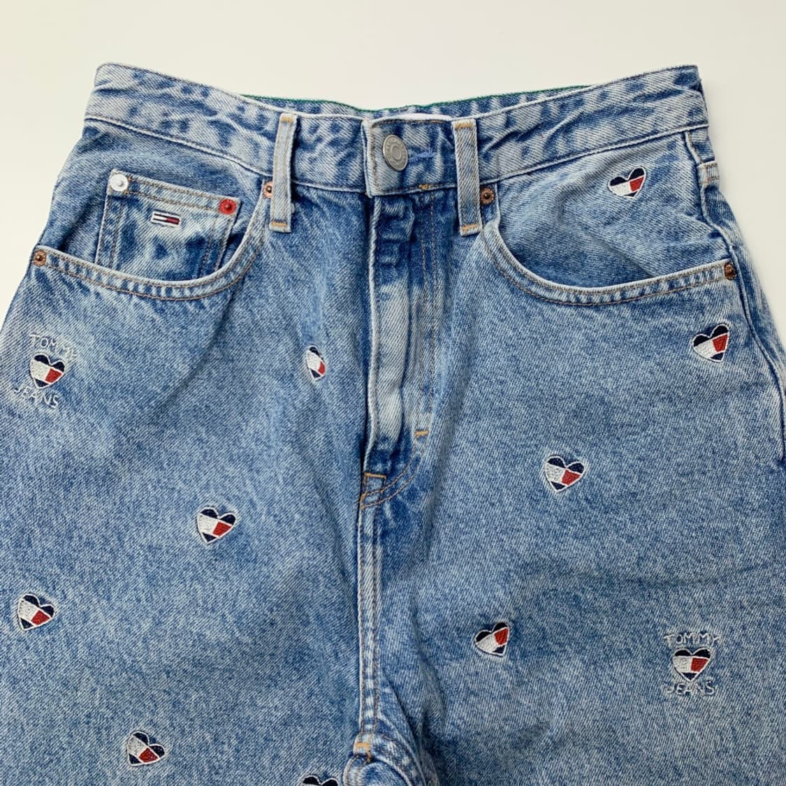[26/정품] 타미 진스 하트자수 데님 팬츠 L2-0010 상품이미지3