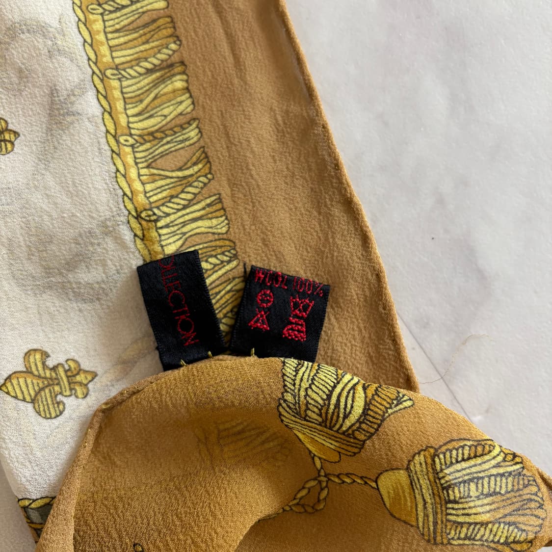 빈티지 에스콰이어 컬렉션 울 100 머플러 / 명화 스카프 상품이미지8