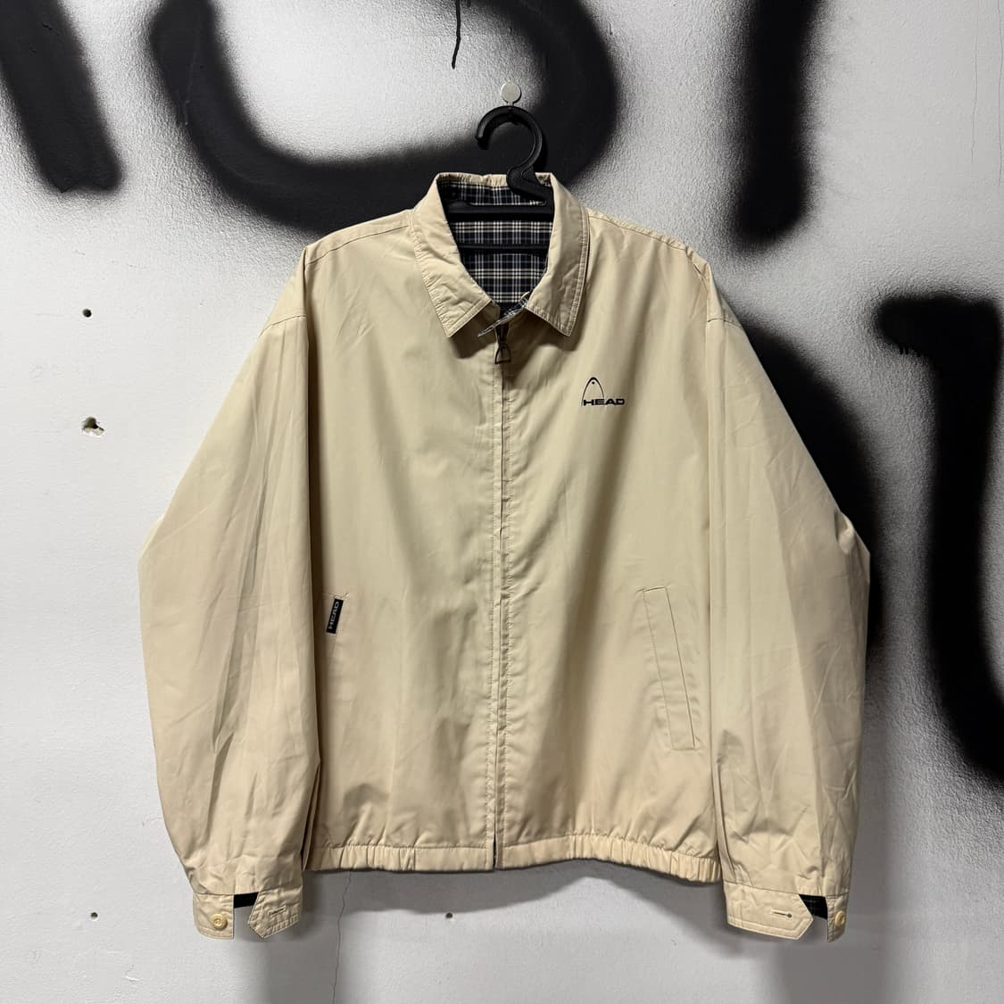 헤드 클래식 체크 리버시블 우븐 스윙탑 자켓 상품이미지3