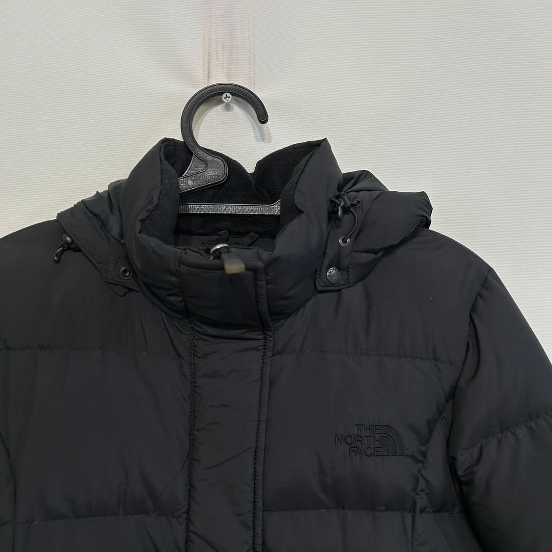 노스페이스 여성 구스다운 롱패딩 90 블랙 상품이미지2