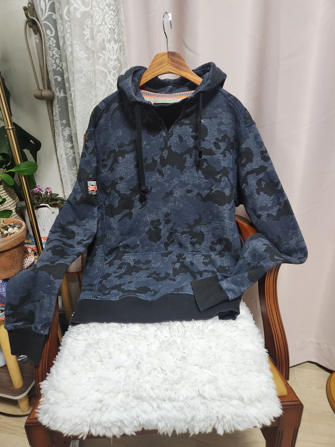 슈퍼드라이 카모 후드티 상품이미지1