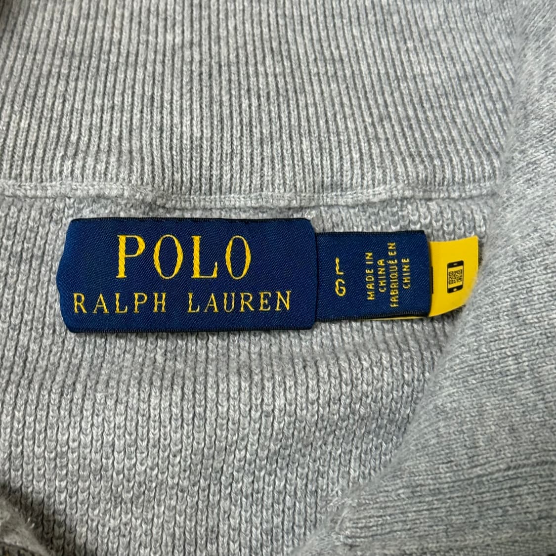 [정품 QR] 폴로 랄프로렌 반집업 니트 L 상품이미지4