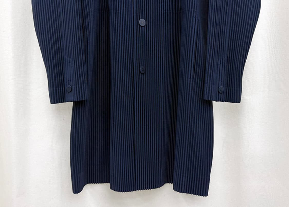 옴므플리세 이세이미야케 테일러드 플리츠 스탠드 카라 코트 4사이즈 상품이미지3