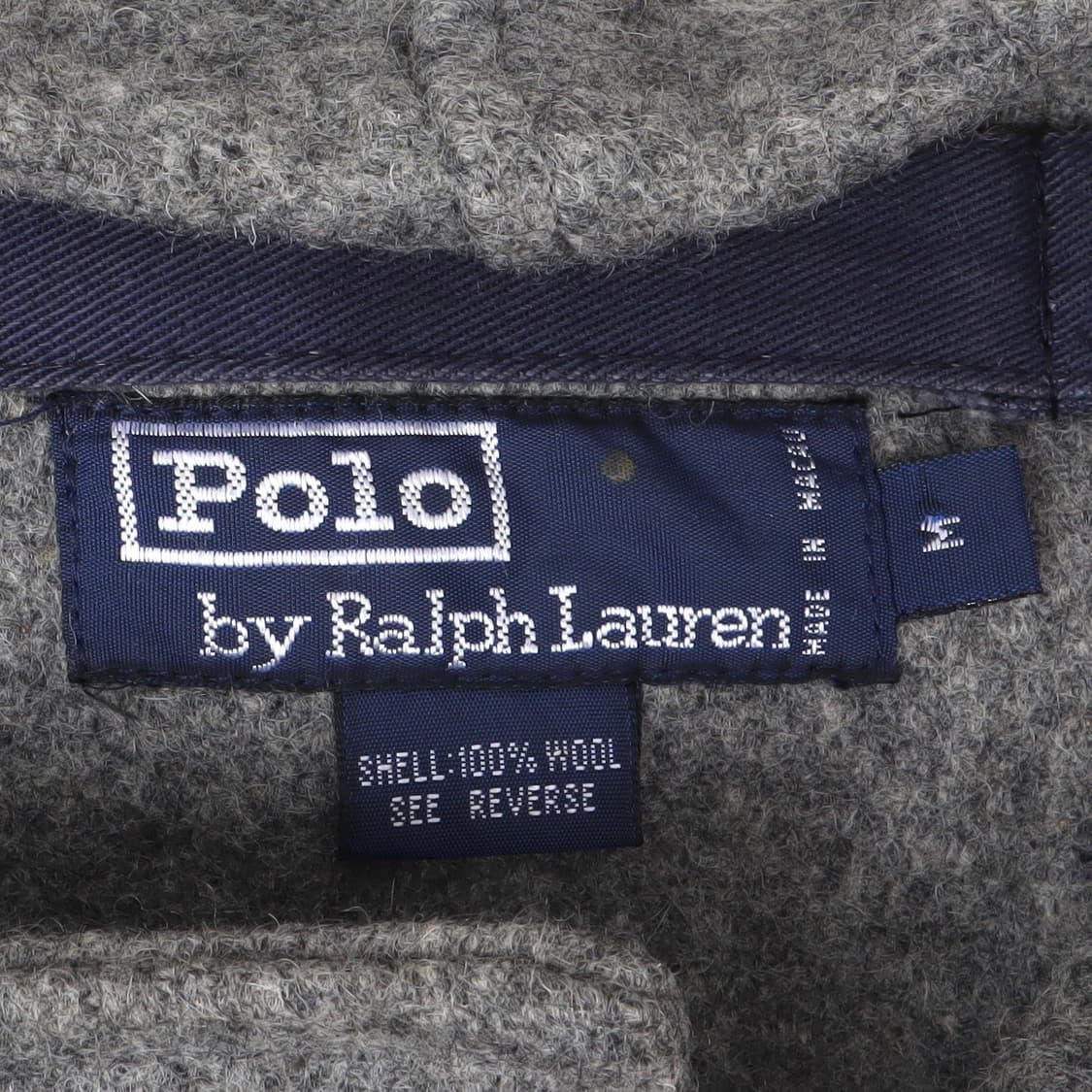 폴로 랄프로렌 90s 그레이 울 마카우 롱 더플코트 상품이미지8