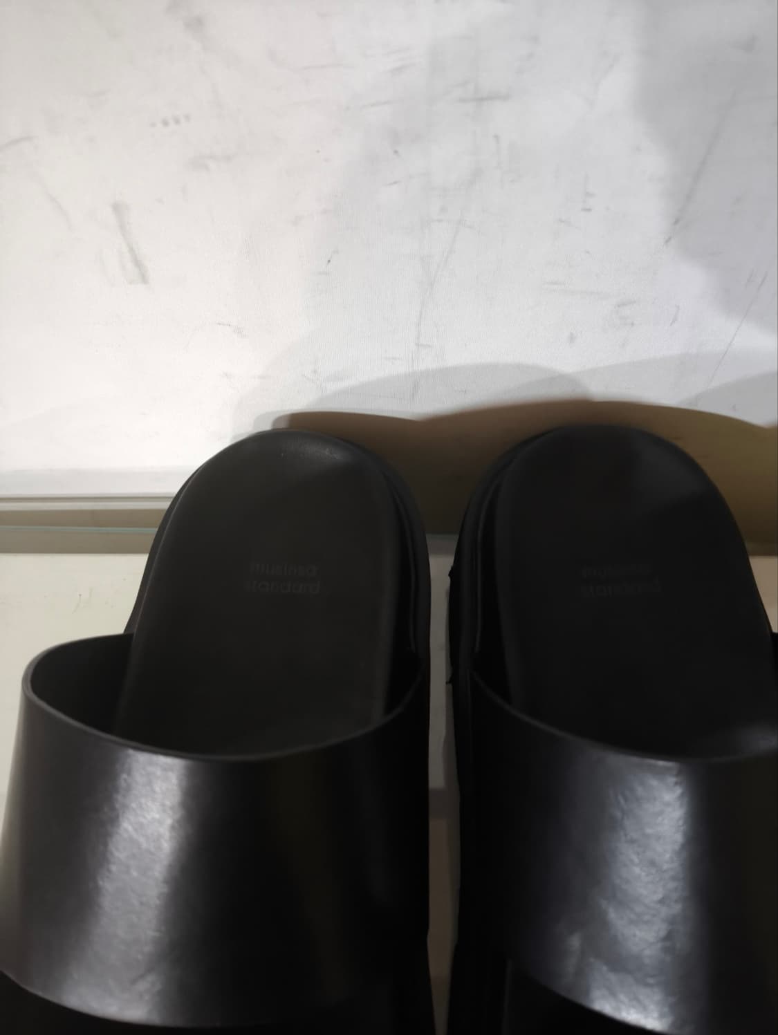 290mm 무탠다드 스트랩 가죽 슬리퍼  상품이미지5