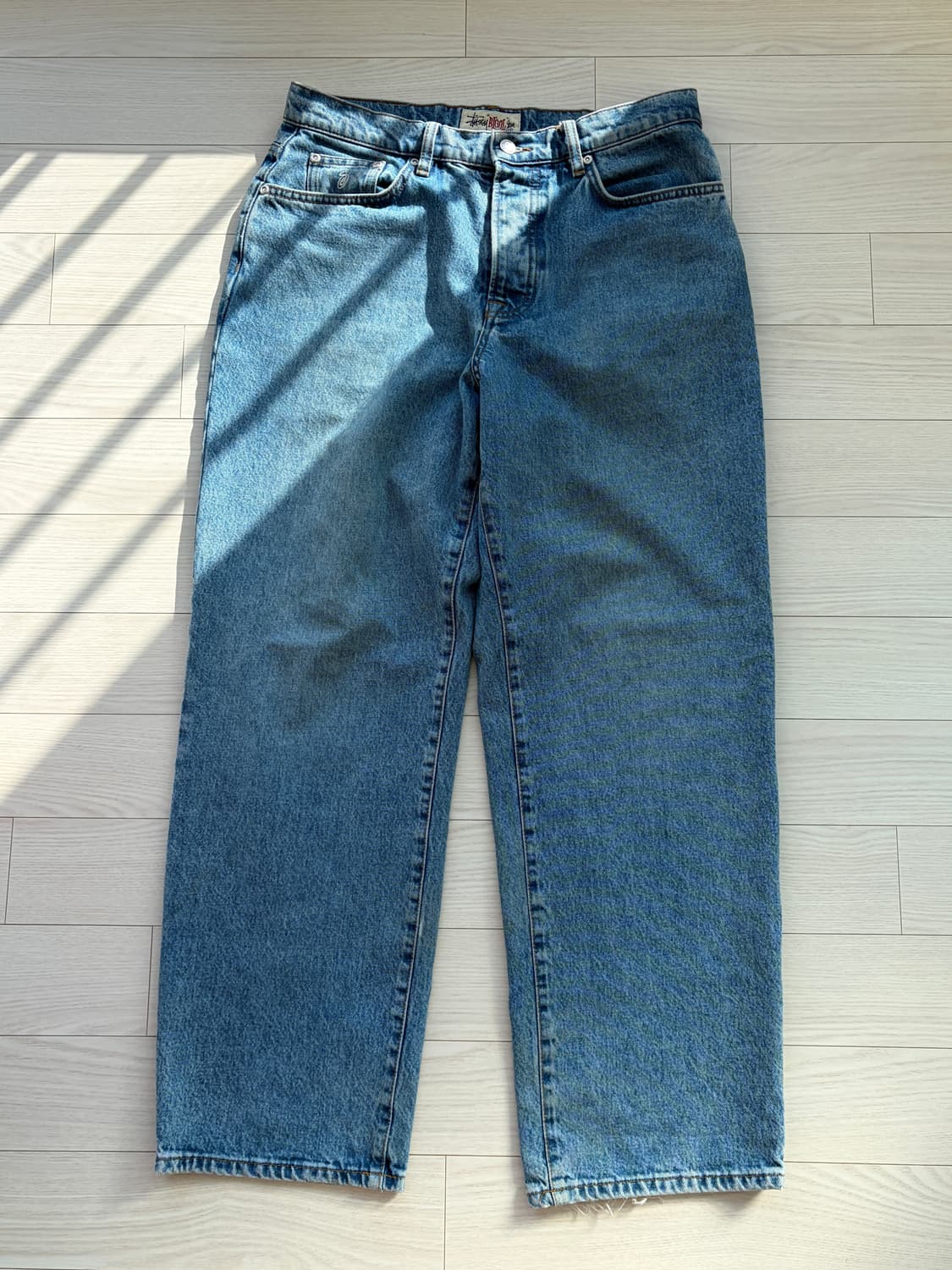 stussy 스투시 데님 빅올진 워시드 블루 30 상품이미지2