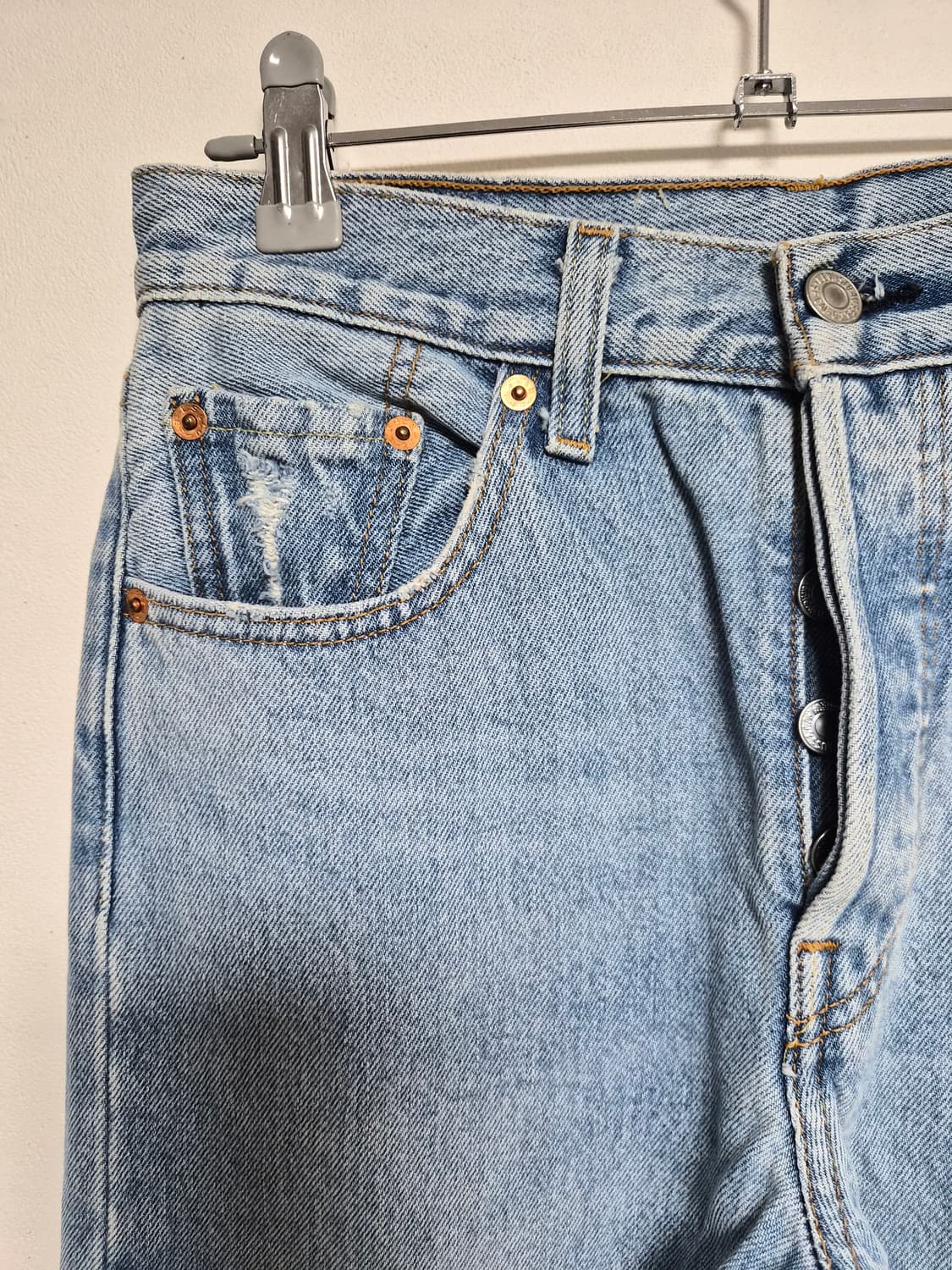 리바이스Levis 501 스트레이트 연청 25사이즈 P-214 상품이미지3
