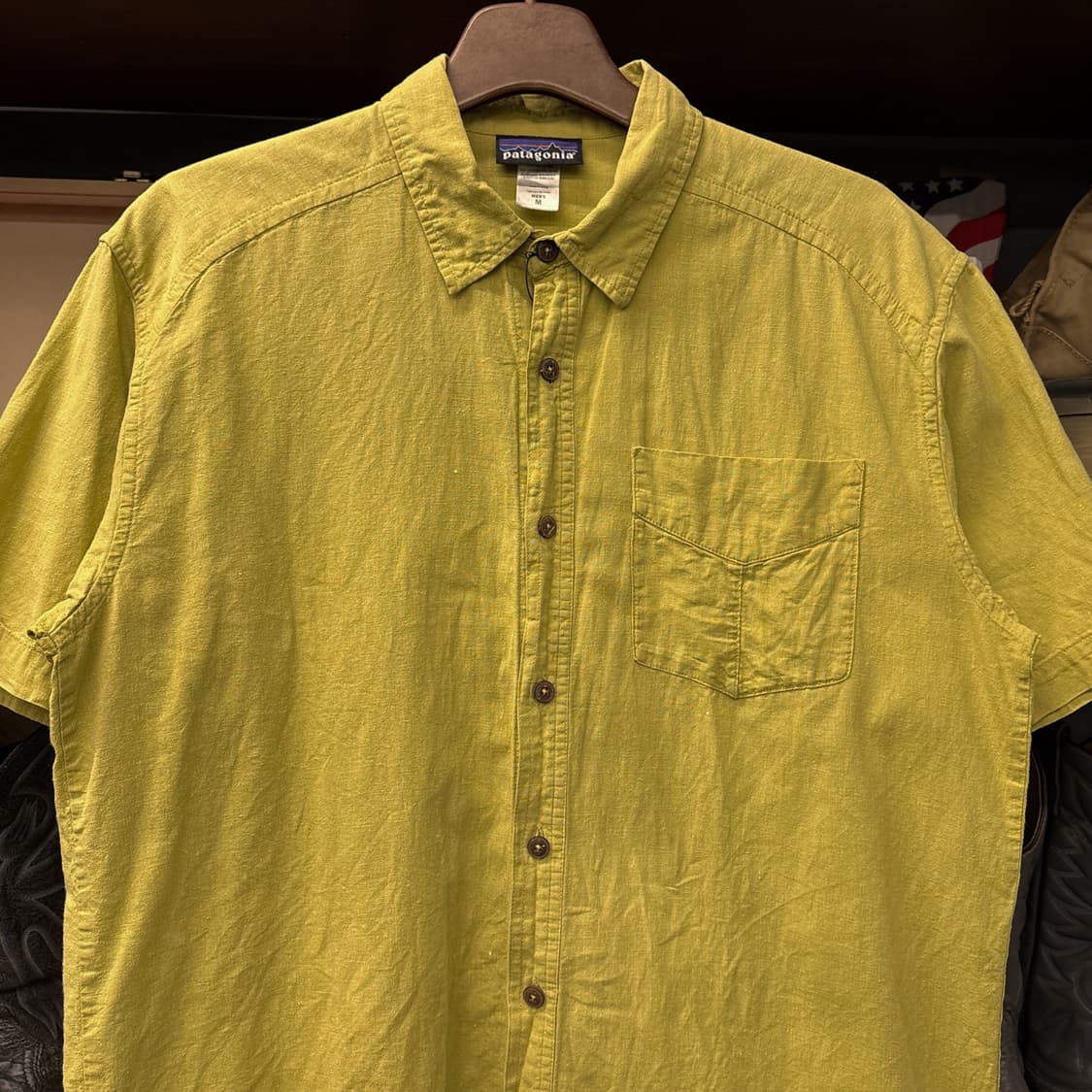 파타고니아 페이디드 더스트 라임 린넨셔츠 N1063 상품이미지3