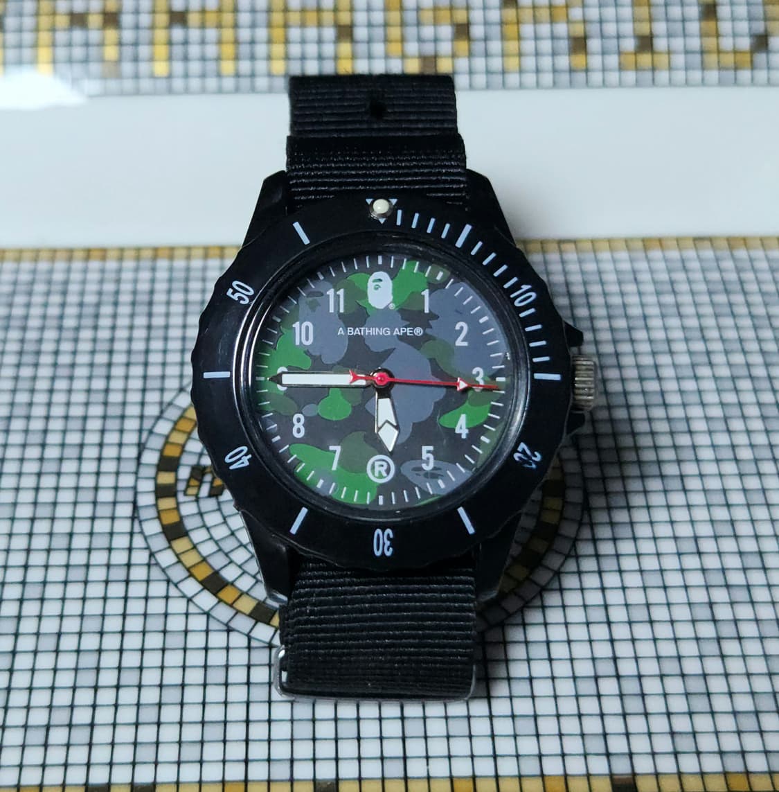 Bape 2014 잡지부록 시계 상품이미지1