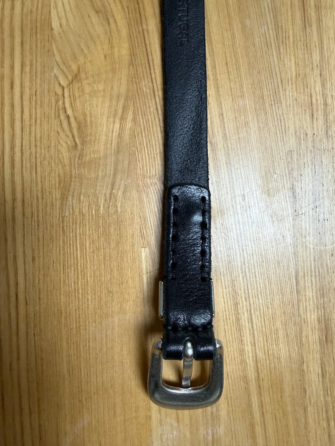 [25.12월 크림 구입] 아워레가시 웨스턴 가죽 벨트 블랙 90 상품이미지3