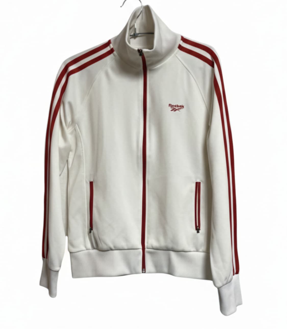 리복 빈티지 져지 트랙탑(아이보리/레드) 상품이미지2