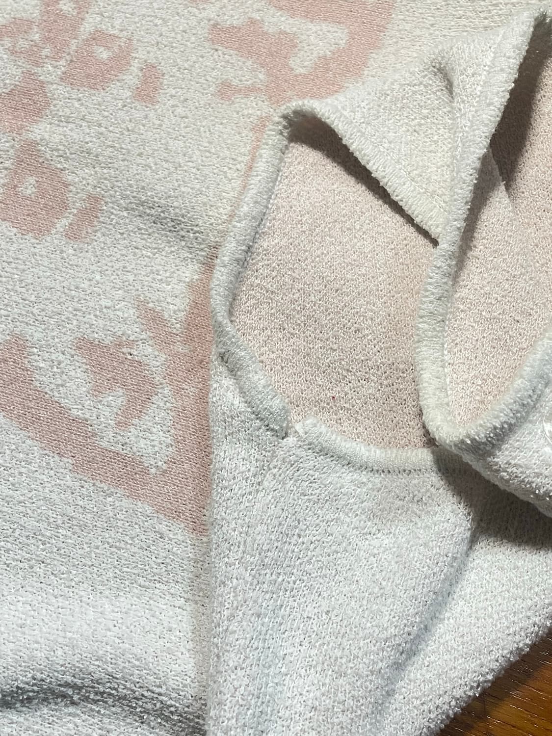 스컬프터 knit cat halter dress white/pink 상품이미지5