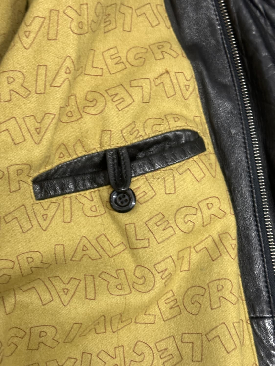 90s Allegri 램스킨 레더 자켓 L 상품이미지7