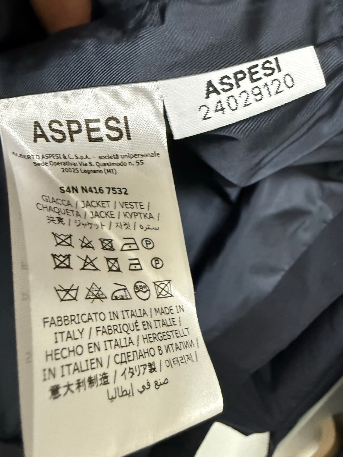 ASPESI 아스페시 블레이저 자켓 상품이미지3