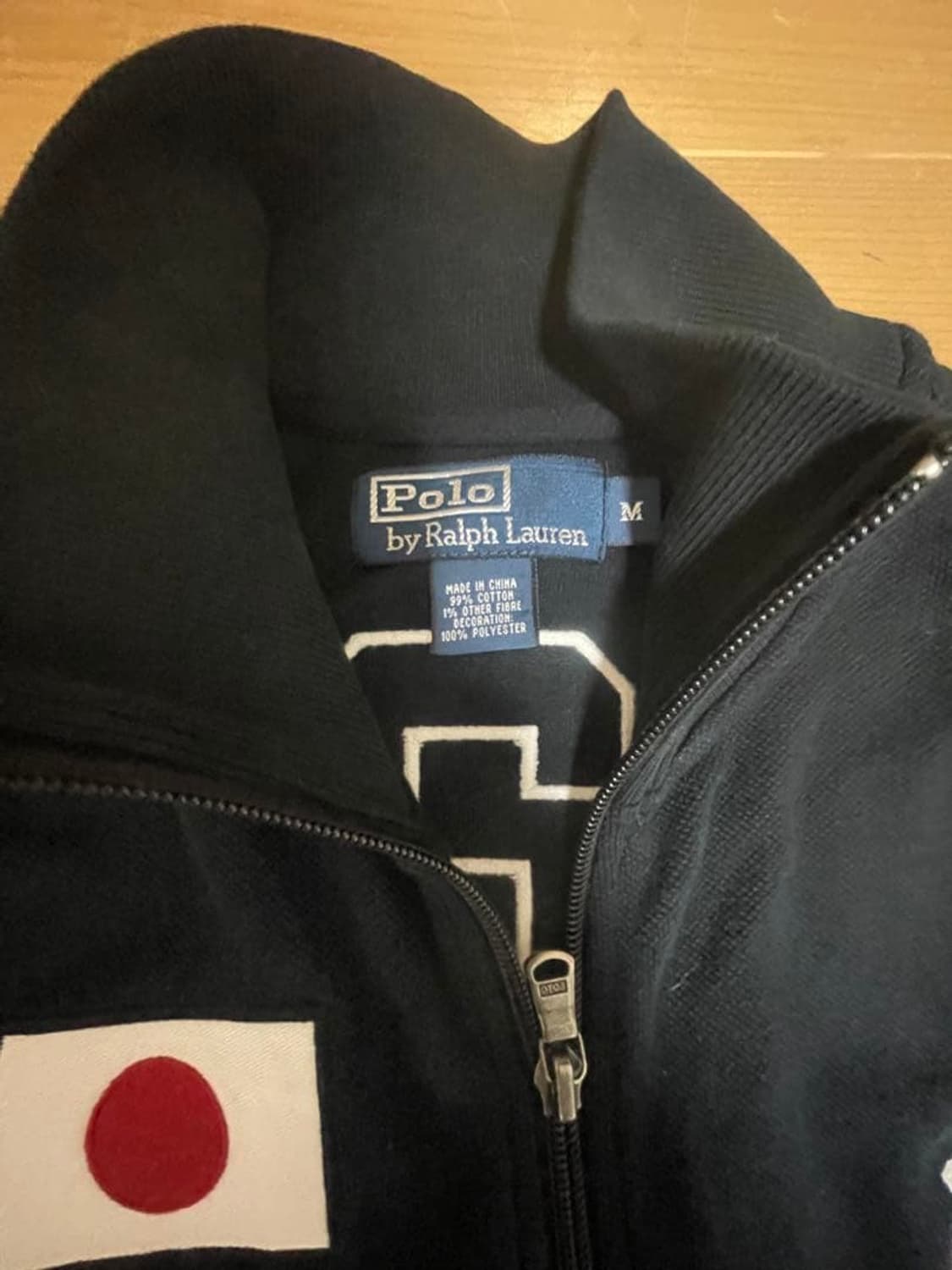 폴로 랄프 로렌 빅포니 재팬 국기 패치 트랙 자켓 상품이미지4