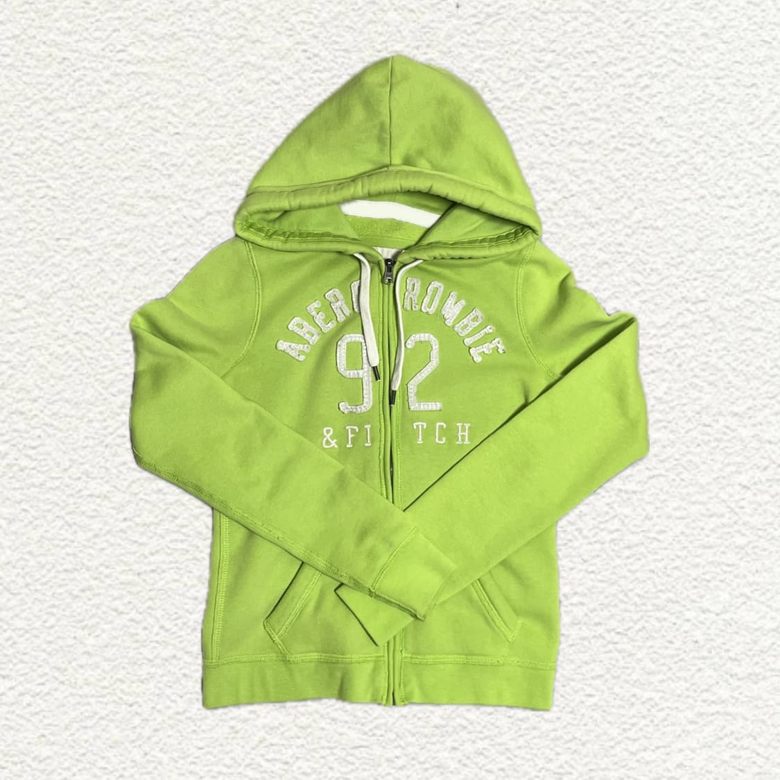 아베크롬비 후드집업 XS 라임색 상품이미지1