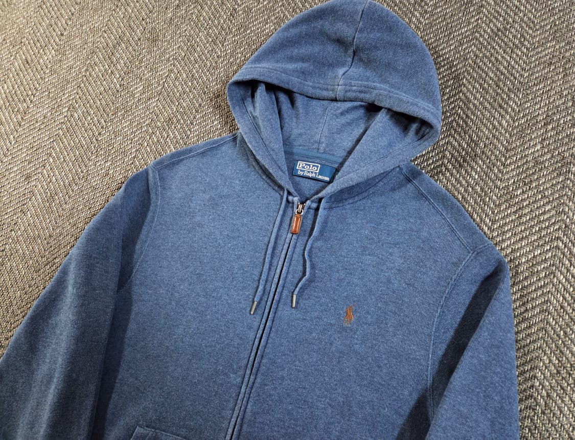 폴로 랄프로렌 페이드 블루 투웨이 후드집업
 상품이미지4