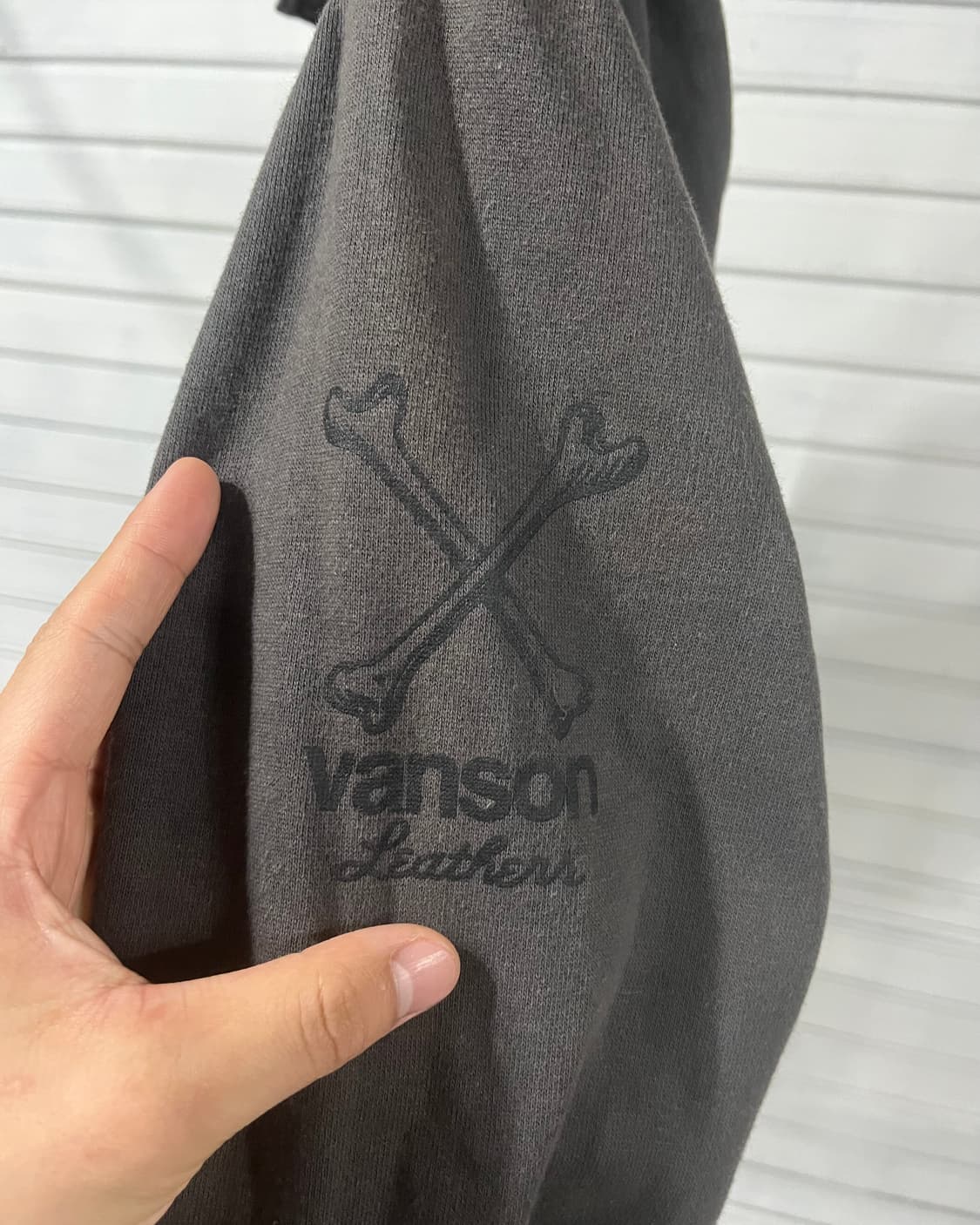 Vanson Leathers skull bone hood jacket 상품이미지7