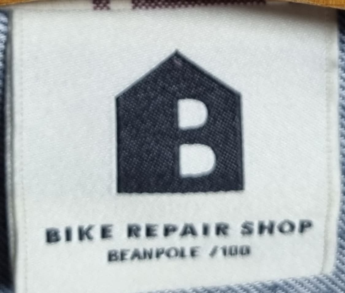 실측 S (55) 빈폴 체크셔츠 상품이미지3