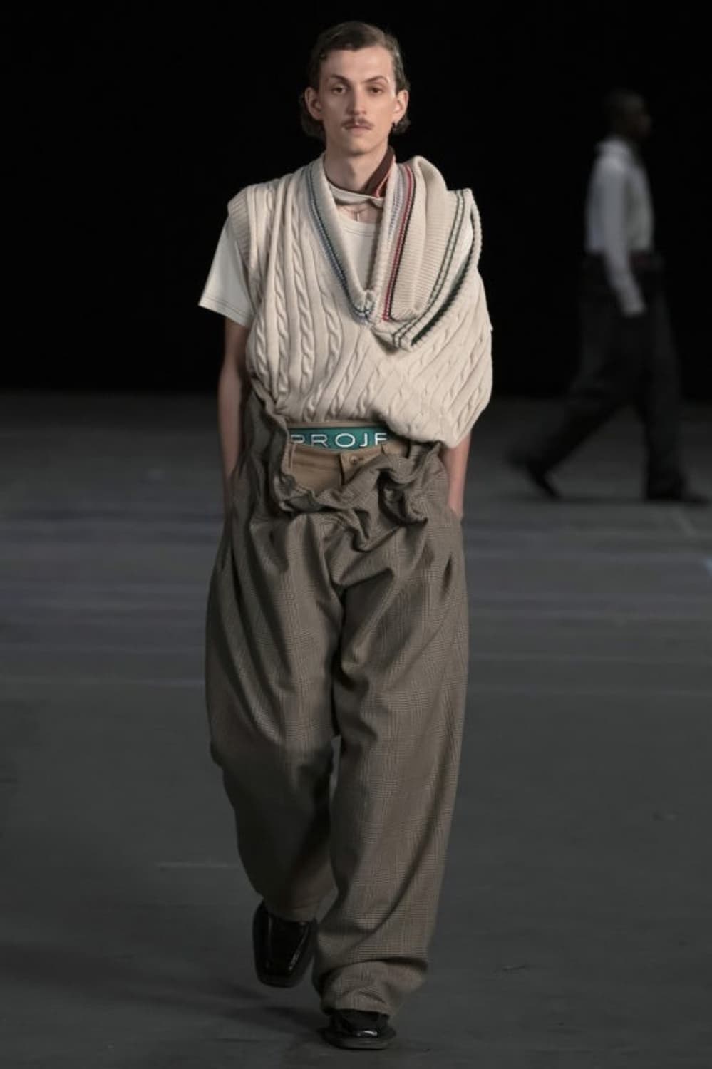 와이프로젝트 니트 베스트 트리플 서킷 21fw 상품이미지1