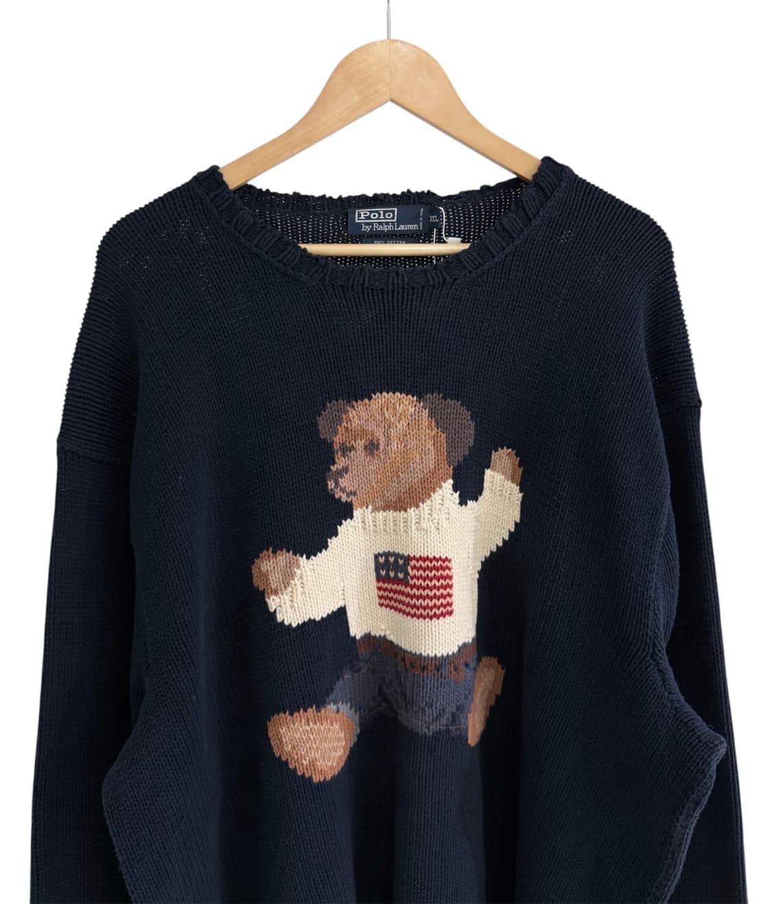 폴로 랄프 로렌 90‘s 싯다운 베어 니트 상품이미지3