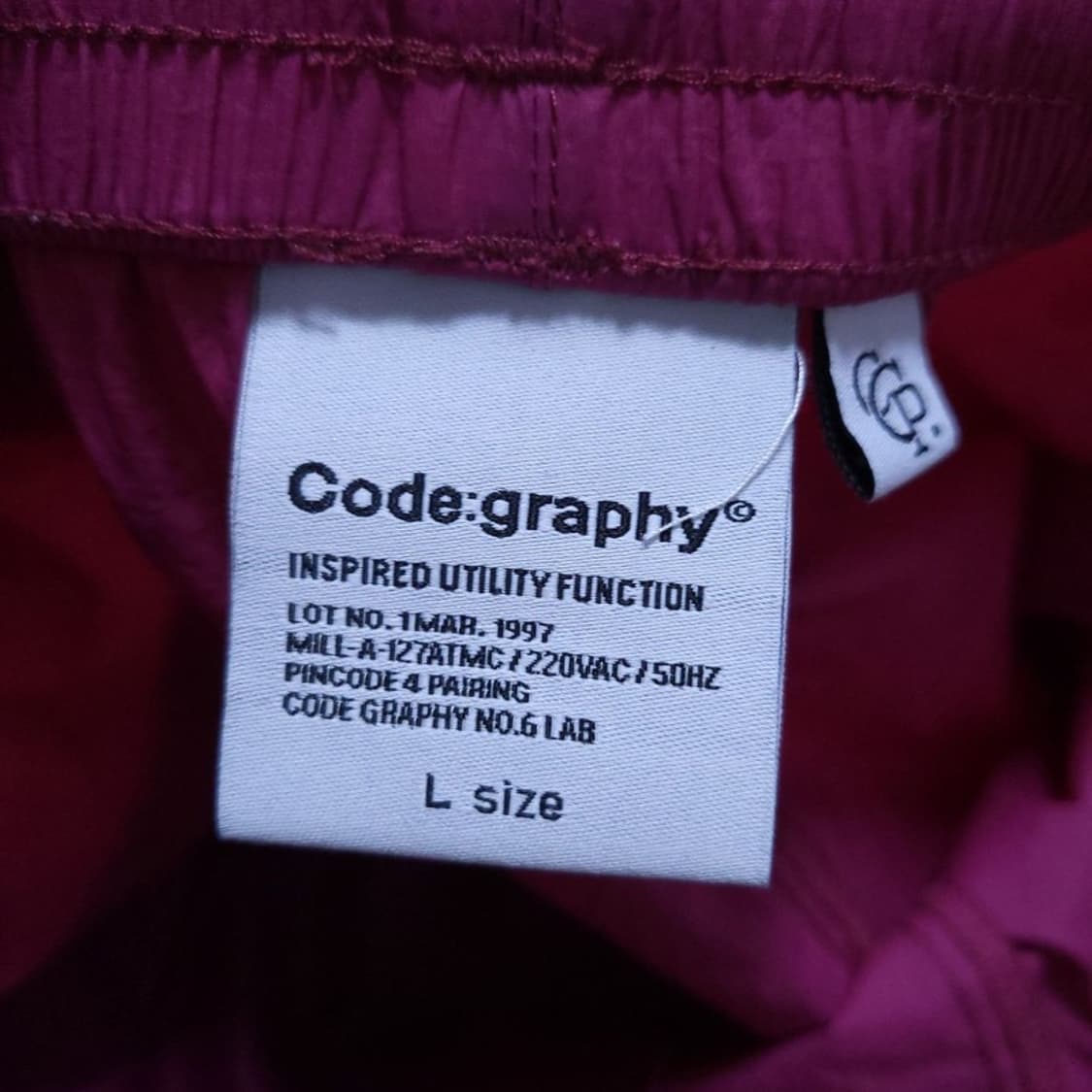 Codegraphy 여 바지 L 0426 상품이미지7