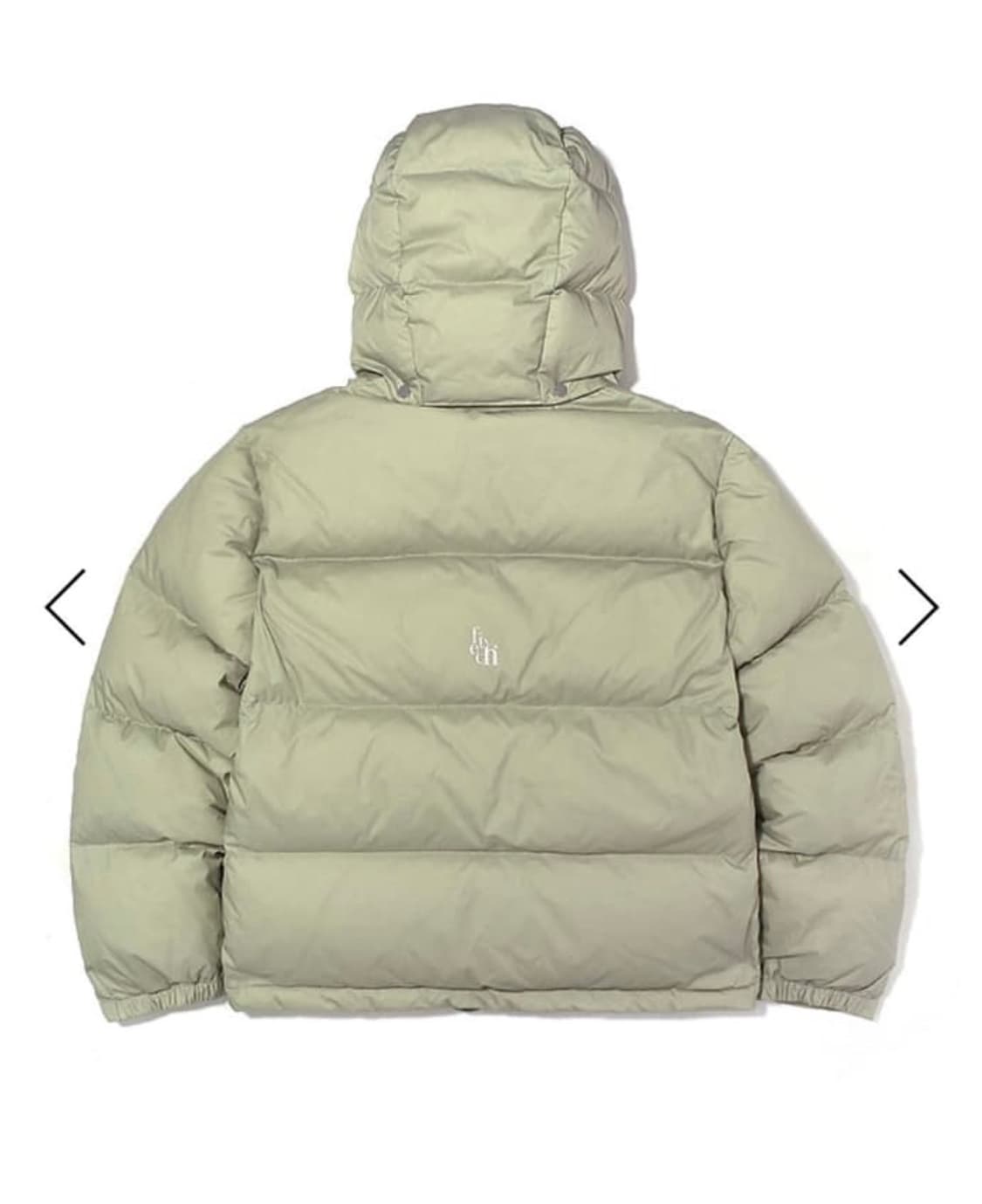 fetch 구스 패딩 M 그린 상품이미지3