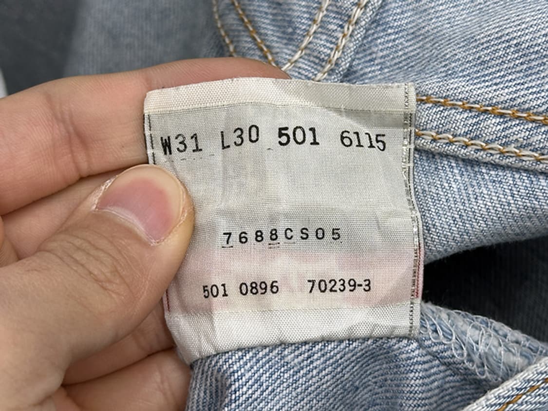 90'S LEVI'S 501_ made in U.S.A (31) 상품이미지10