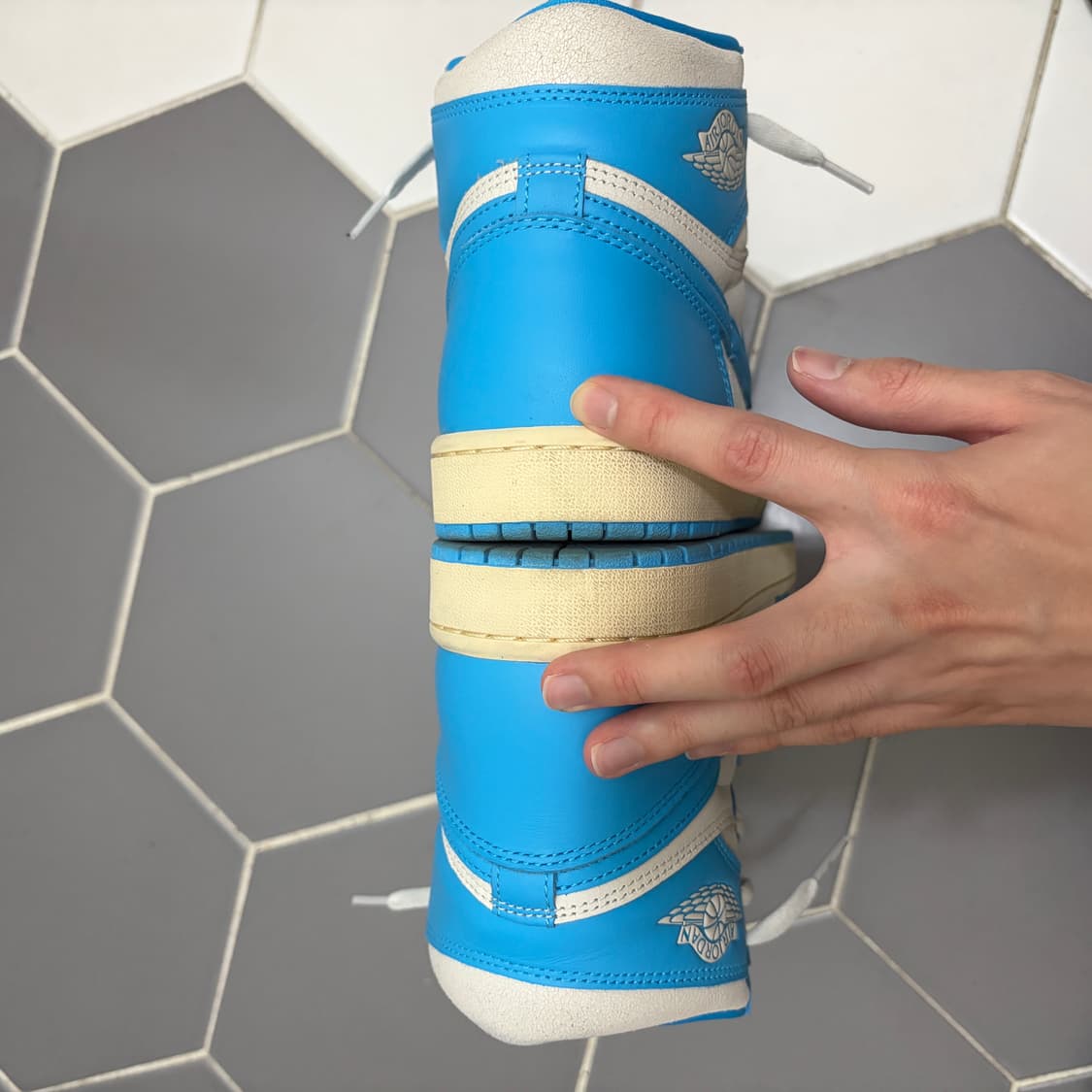 조던 1 레트로 하이 OG UNC 리이매진드 270사이즈 풀박 상품이미지3