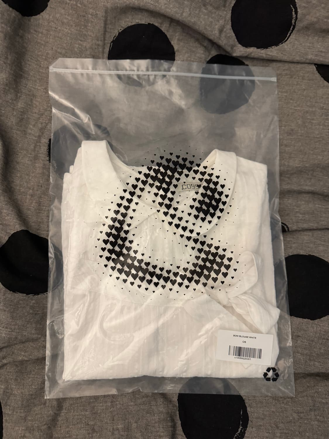 코이세이오 bow blouse white 상품이미지2