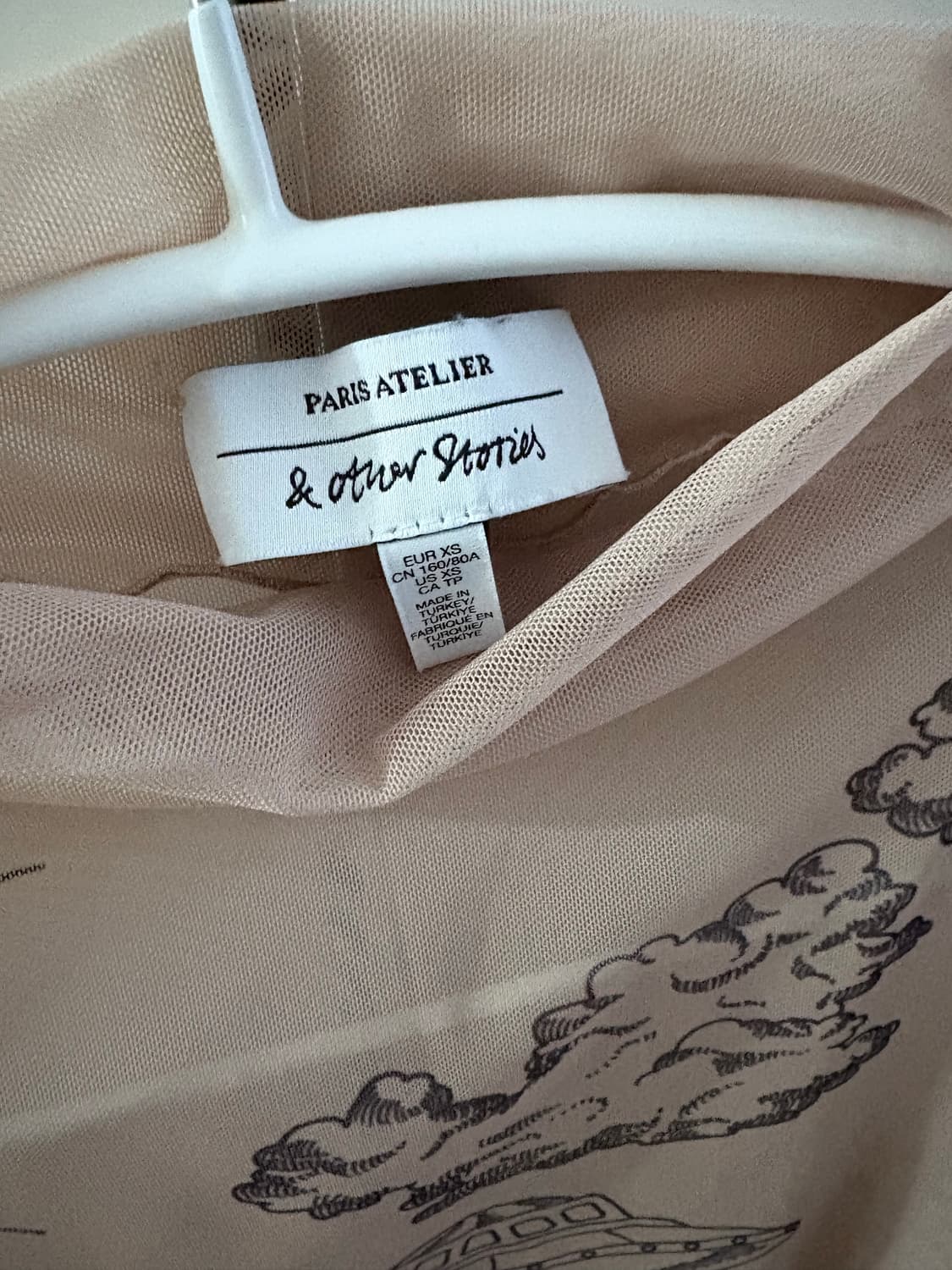 앤아더스토리즈 시스루 티셔츠 상품이미지4