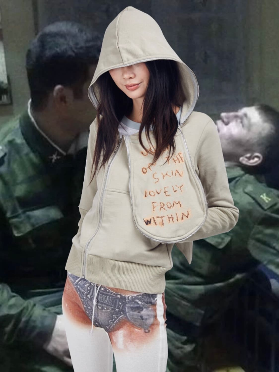 택포) kizip animated mask wing hoodie 상품이미지3