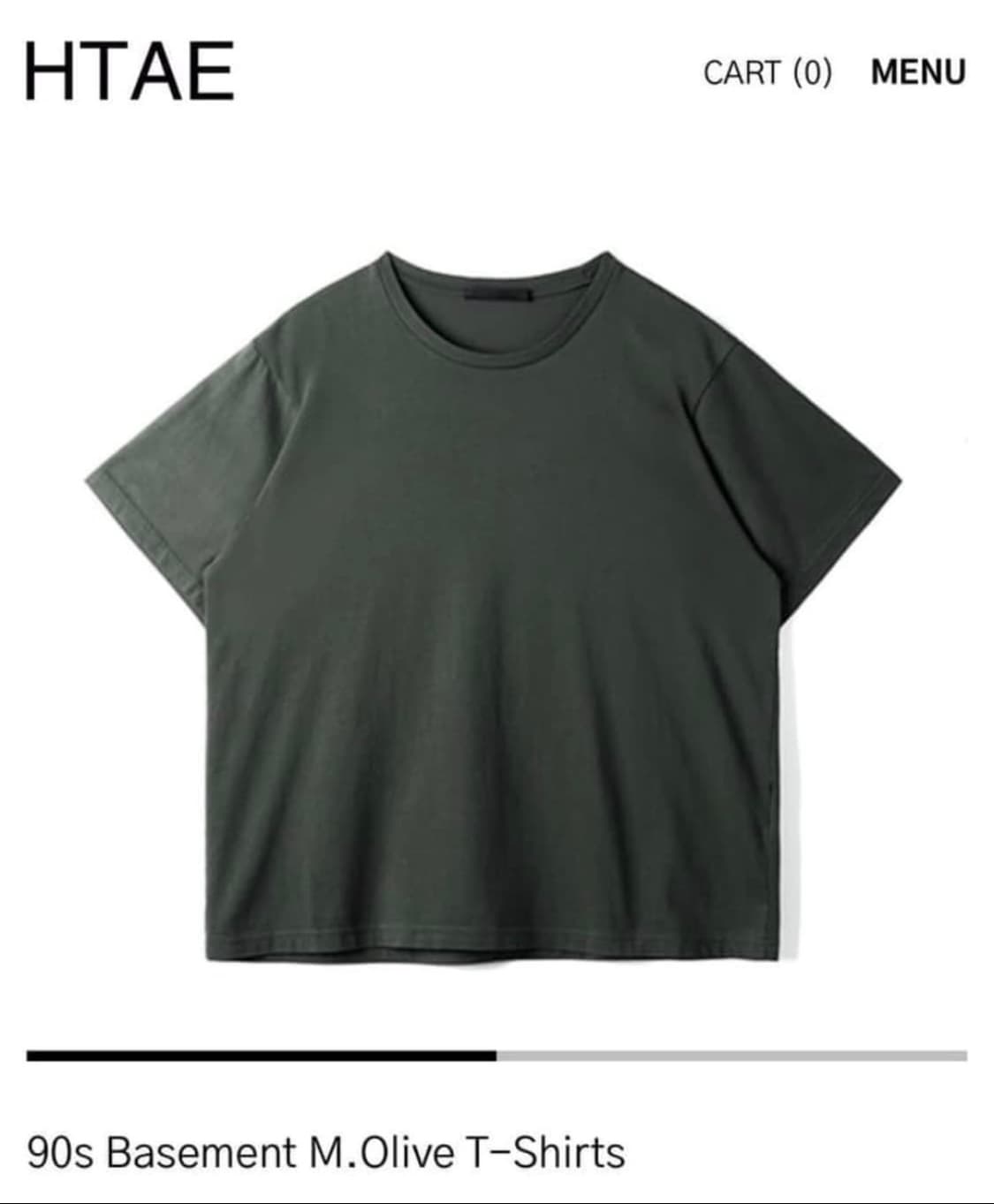 (구매)htae 90s Basement olive (2) 상품이미지1