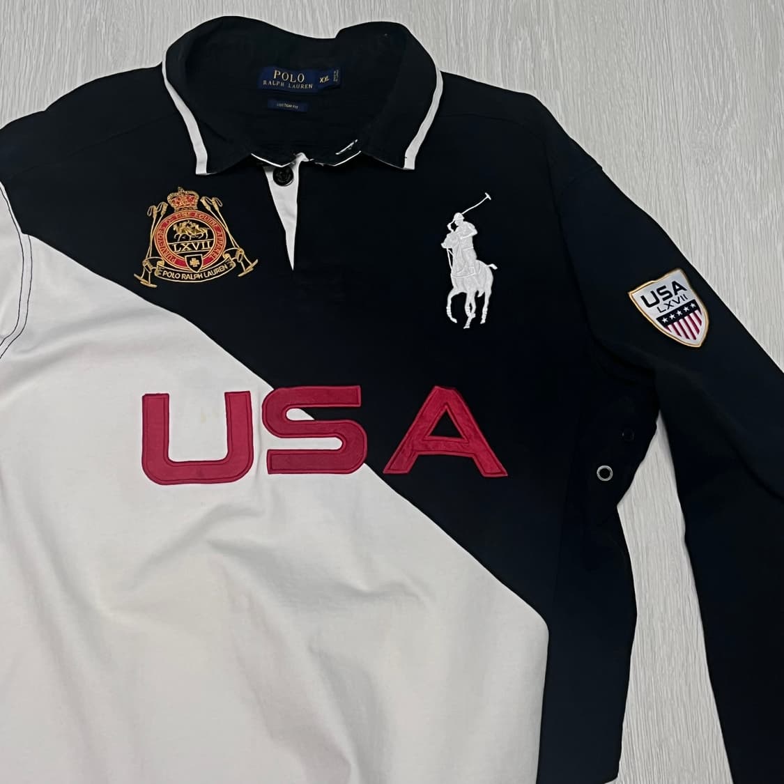 폴로 랄프로렌 USA 빅포니 럭비티 XXL 상품이미지2