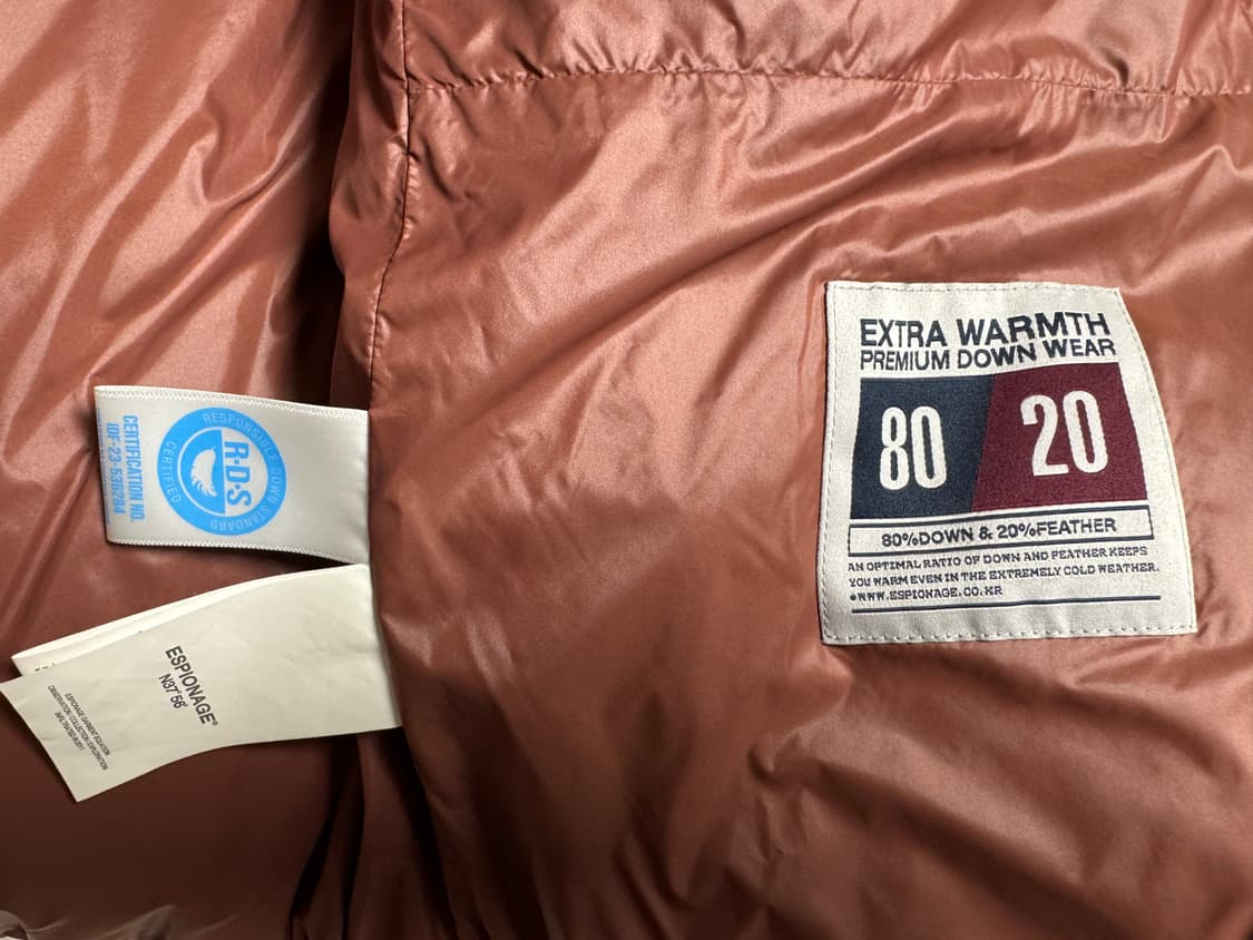 에스피오나지 패딩 xl 상품이미지4