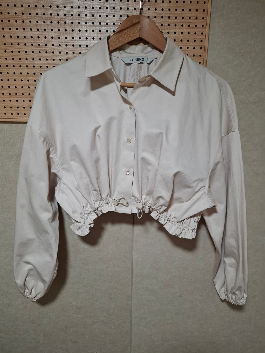 J.CHUNG  크롭 셔링 자켓 상품이미지1
