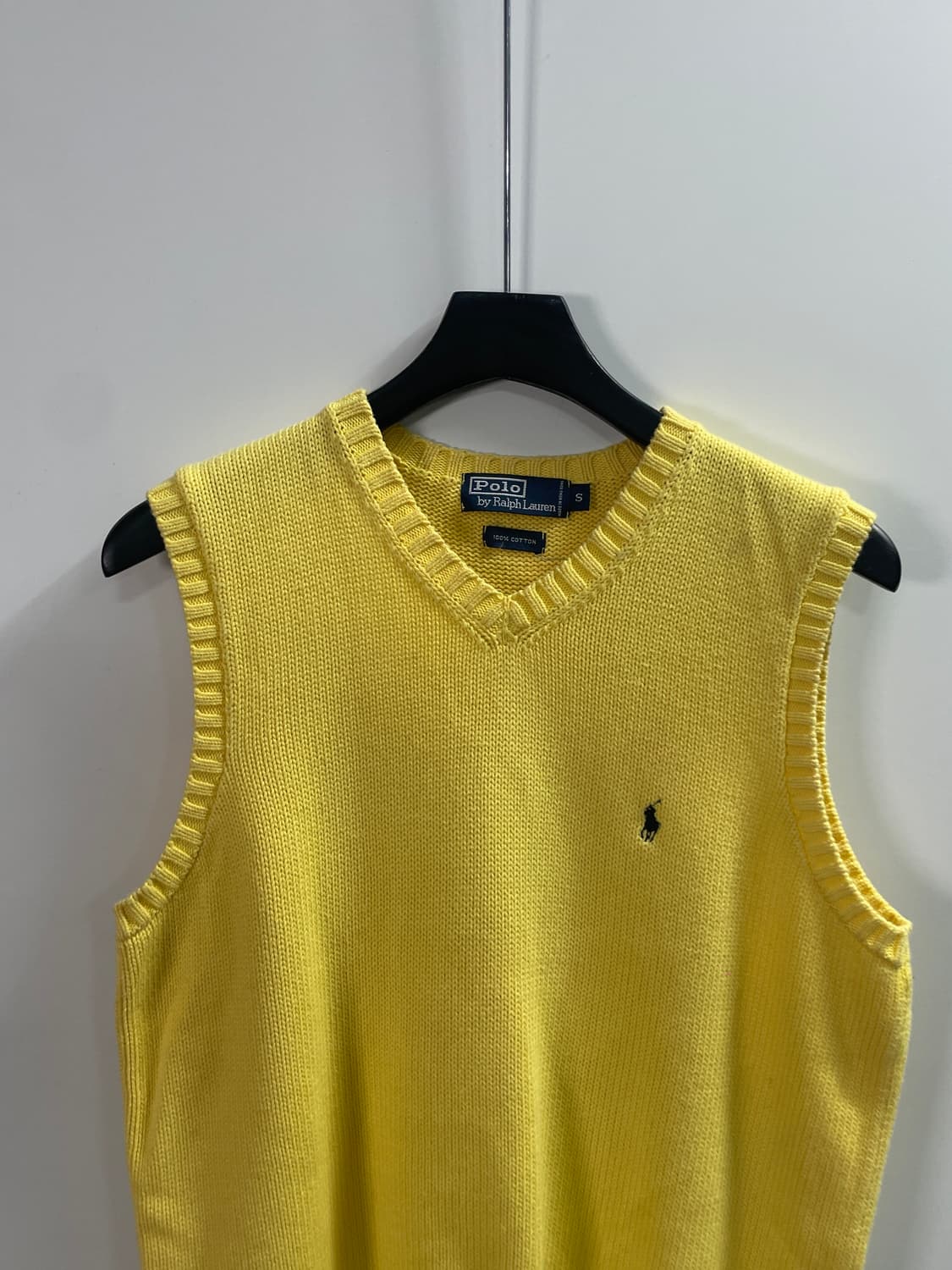 폴로 랄프로렌 옐로우 조끼 니트  (on.704)   상품이미지2