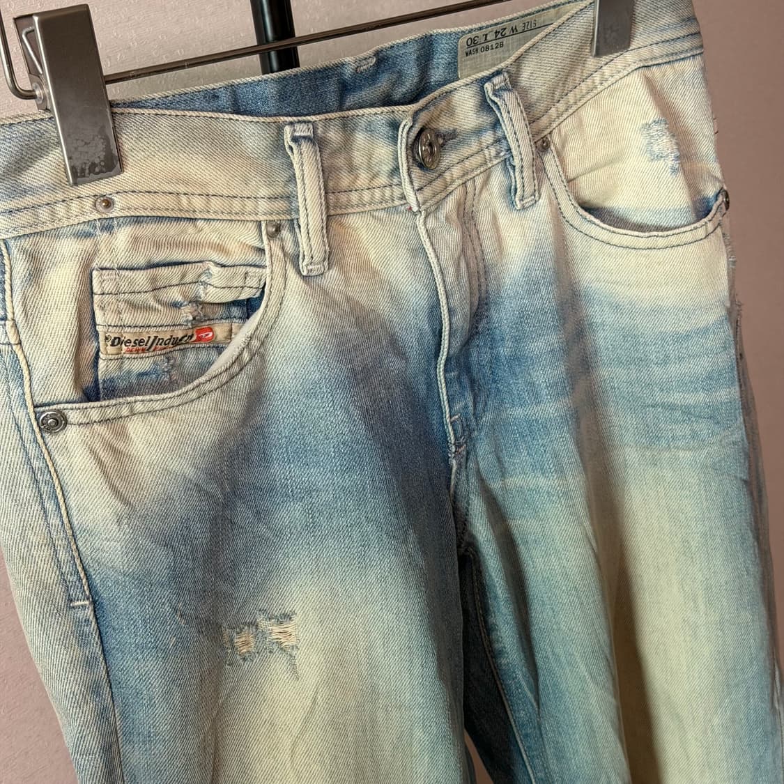 디젤 디스트레스드 워싱 데님 상품이미지3